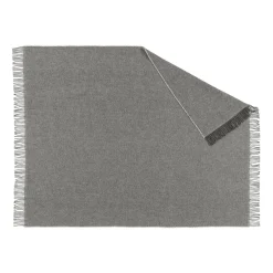 Scandi Living Manta de lana Sandstone 130x180 cm, Gris