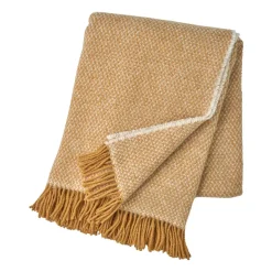 Scandi Living Mantas De Lana<Manta de lana Sandstone 130x180 cm, Mustard Amarillo