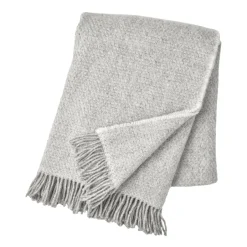 Scandi Living Mantas De Lana<Manta de lana Sandstone 130x180 cm, claro Gris