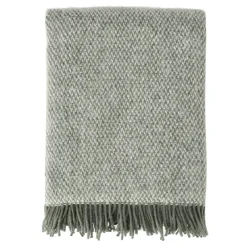Scandi Living Manta de lana Sandstone 130x180 cm, Caqui Verde Outlet
