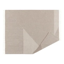 NJRD Manta de lana Stripes 130x185 cm, Beige Best