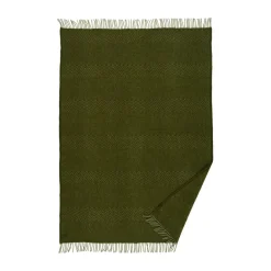 Klippan Yllefabrik Mantas De Lana<Manta de lana Zigzag 130x200 cm, Basil Verde