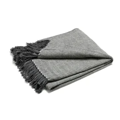 Etol Design Mantas De Algodón<Manta Fishbone, Gris