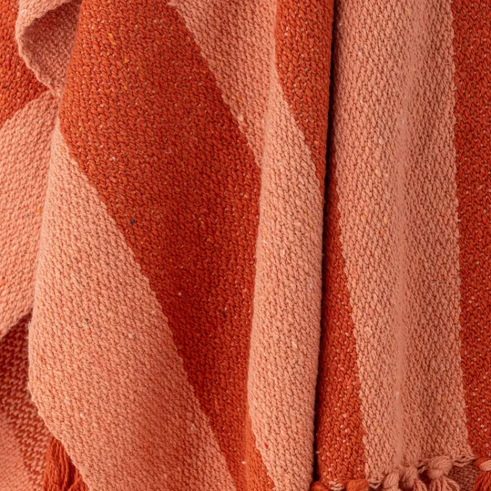 Bloomingville Manta Frello 130x160 cm, Naranja Sale