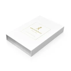 Solstickan Design Manta ignífuga Solstickan 16x2,7x25 cm, Blanco-oro BlancoColor dorado Discount