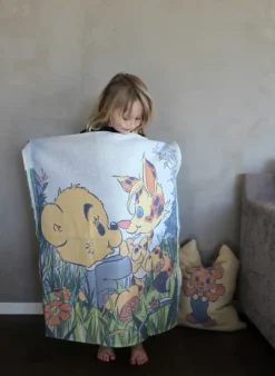 Ekelund Linneväveri Manta infantil Brumma 70x75 cm, Multi
