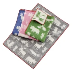 Klippan Yllefabrik Mantas Infantiles|Mantas Infantiles<Manta infantil Forest, Azul