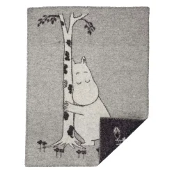 Klippan Yllefabrik Manta infantil Moomin Tree Hug, Gris Best