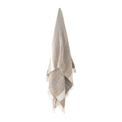 Bloomingville Mantas De Algodón<Manta Isnel 130x160 cm, Nature Beige