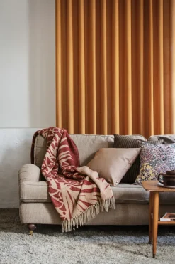 Almedahls Manta Kotteri 130x170 cm, Burdeos-beige RojoBeige New