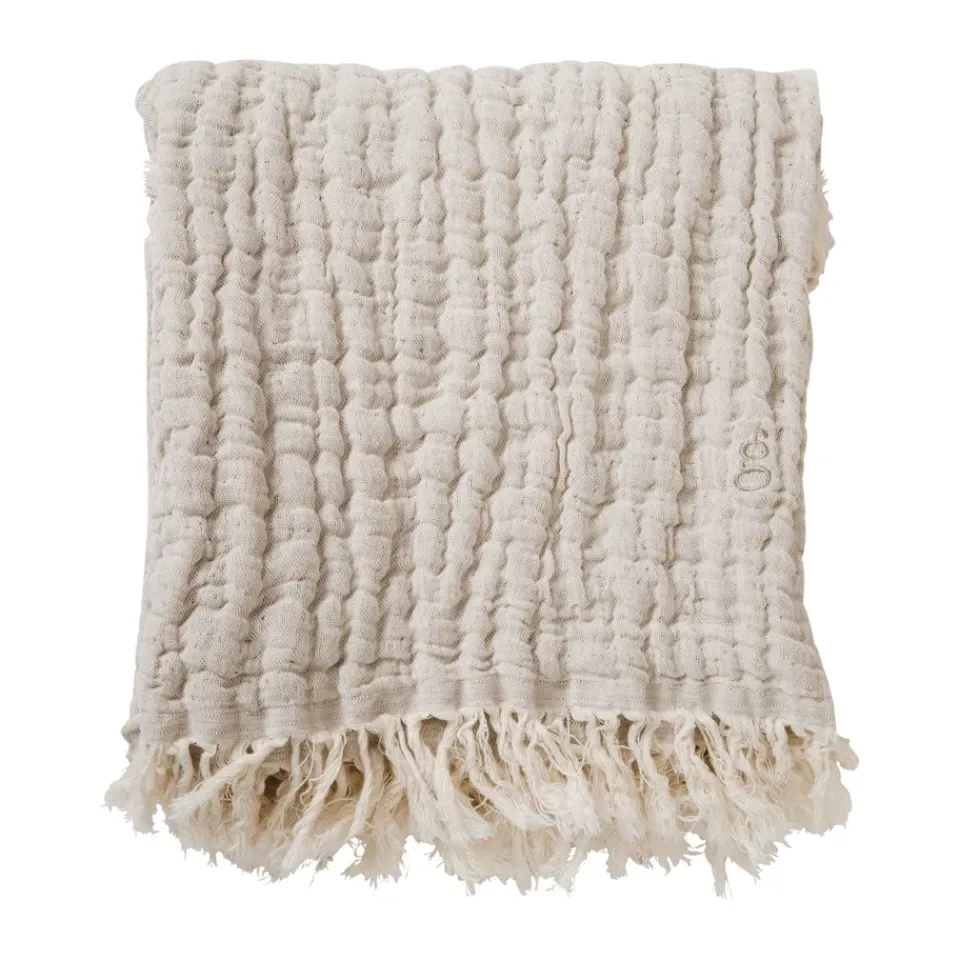 Garbo&Friends Manta Mellow 130x170 cm, Lin Beige Outlet