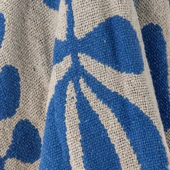 Bloomingville Mantas De Algodón<Manta Nevine 130x160 cm, Azul