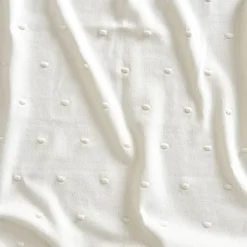 Jack o Juno Mantas Infantiles|Mantas Infantiles<Manta para bebé Bubble de punto 80x100 cm, Pearl Blanco