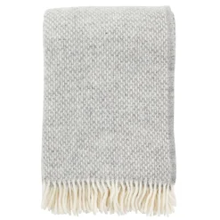 Klippan Yllefabrik Mantas De Lana<Manta Preppy, melange Gris