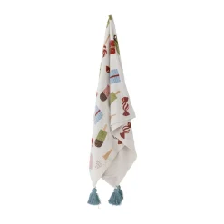 Bloomingville Mantas Infantiles|Mantas Infantiles<Manta Sweets 130x160 cm, Nature BlancoMulti