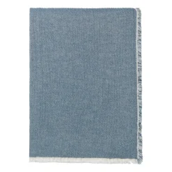 Elvang Denmark Mantas De Algodón<Manta Thyme 130x180 cm, blue Azul