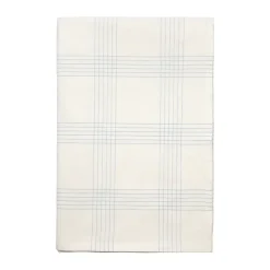 Broste Copenhagen Mantel Alice, 160x300 cm, Dusty blue-Natural AzulBeige Sale
