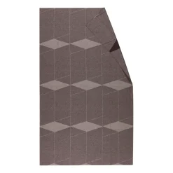 NJRD Mantel Geometric 147x250 cm, -blanco Marrón New