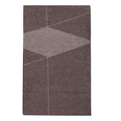 NJRD Mantel Geometric 147x250 cm, -blanco Marrón New
