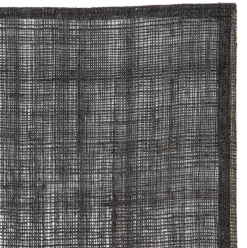 Dixie Mantel individual de lino , Negro Best