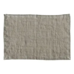 Tell Me More Mantel individual Marion lino 37x50 cm, Dune Verde