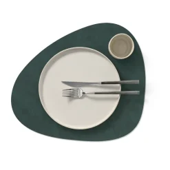 LIND DNA Manteles Individuales<Mantel individual Nupo curve L, oscuro Verde