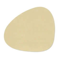 LIND DNA Manteles Individuales<Mantel individual Nupo curve L, Lemon sorbet Beige
