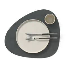 LIND DNA Manteles Individuales<Mantel individual Nupo curve L, antracita Gris