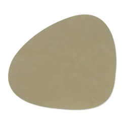LIND DNA Manteles Individuales<Mantel individual Nupo curve L, Herbal dust Beige