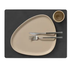 LIND DNA Mantel individual Nupo square L, Negro Discount