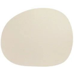 Aida Mantel individual Raw cuero, Warm nude buffalo Beige Hot