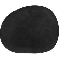 Aida Manteles Individuales<Mantel individual Raw cuero, Black buffalo Negro