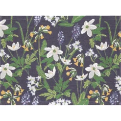Ekelund Linneväveri Mantel individual Spring, 35x48 cm Azul Online