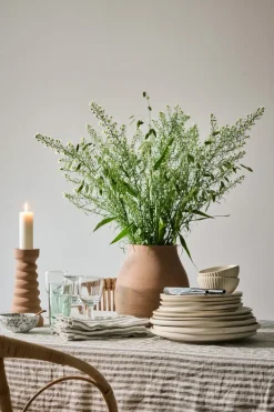 Tell Me More Mantel Leon 145x145 cm, Seagrass BlancoVerde New