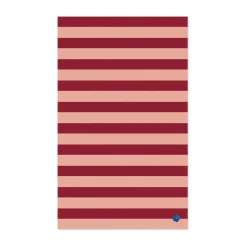 Byon Mantel Leya stripe 150x250 cm, Rojo-rosa RojoRosa Hot