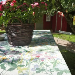 Ekelund Linneväveri Manteles|Manteles<Mantel Sommartid, 145 x 250 cm Multi