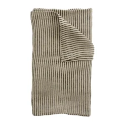 Olsson & Jensen Mantel Stripe 150x300 cm, Arena negra NegroBeige Online