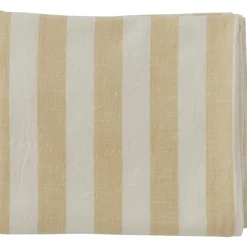 OYOY Manteles|Manteles<Mantel Striped 140x260 cm, Vanilla AmarilloBlanco
