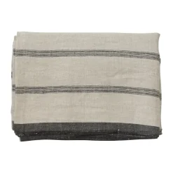 Tell Me More Manteles|Manteles<Mantel Thea 145x330 cm, Denim stripe BeigeGris