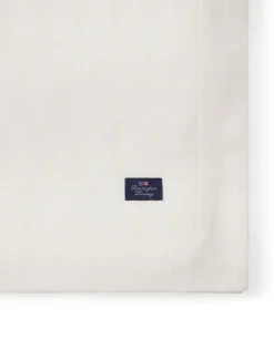 Lexington Mantel White jacquard cotton 150x250 cm, Blanco Clearance