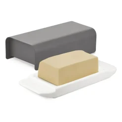 Alessi Mantequera Mattina 9,5x21 cm, oscuro Gris Hot