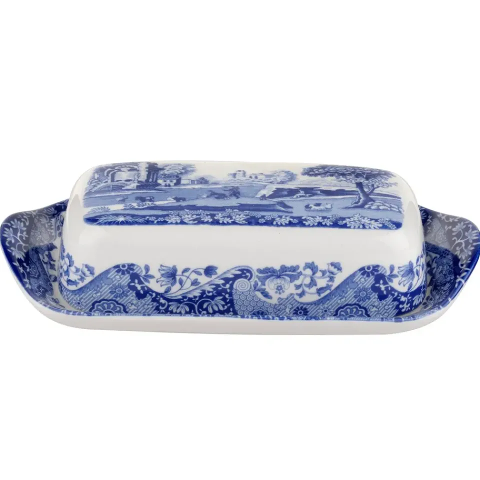 Spode Mantequilleras<Mantequillera Blue Italian, 20x10 cm Azul