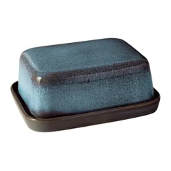 Villeroy & Boch Mantequillera Lave 14,5x11,5 cm, Lave glace Azul