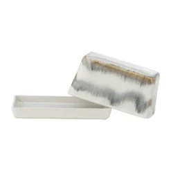 Bloomingville Mantequillera Paula 11,5x17,5 cm, Grey Gris Discount