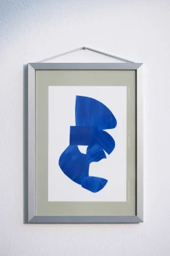 MOEBE Marcos<Marco A5 16,5x22,7 cm, Brushed aluminium Plateado