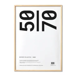 Paper Collective Marcos<Marco plexiglás - fresno, 50x70 cm Beige