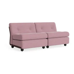 HAY Módulo de sofá Amanta, Burgundy red-yuma 1851, 2 plazas Rosa New