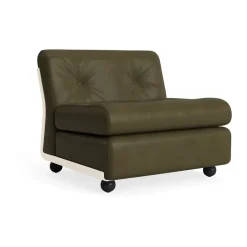 HAY Sofás<Módulo de sofá Amanta, Cream beige-sense forest, 1 plaza/butaca Verde