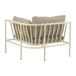 Brafab Sofás De Exterior|Sofás De Jardín Y Bancos De Jardín<Módulo de sofá Collier, Pearl white-teddy beige, esquina Blanco
