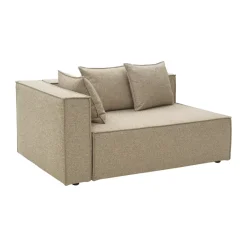 Brafab Módulo de sofá Muki, Light taupe, terminación derecha Marrón Clearance